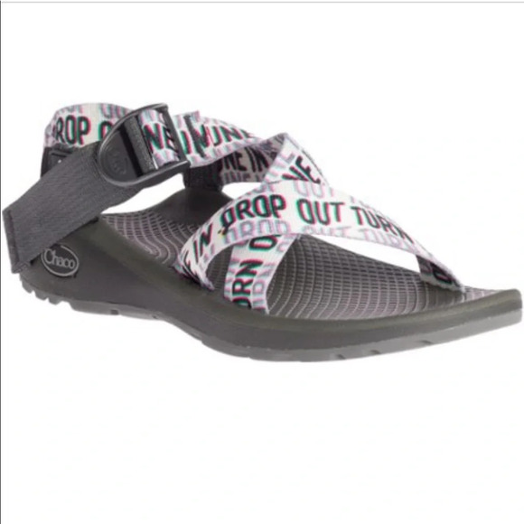 Chaco Women’s Size 7 Water Sandals Mega Z/Cloud Woodstock NWT White Grey - Picture 1 of 11